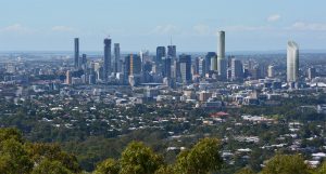 Brisbane City from Mount Coot-tha Lookout