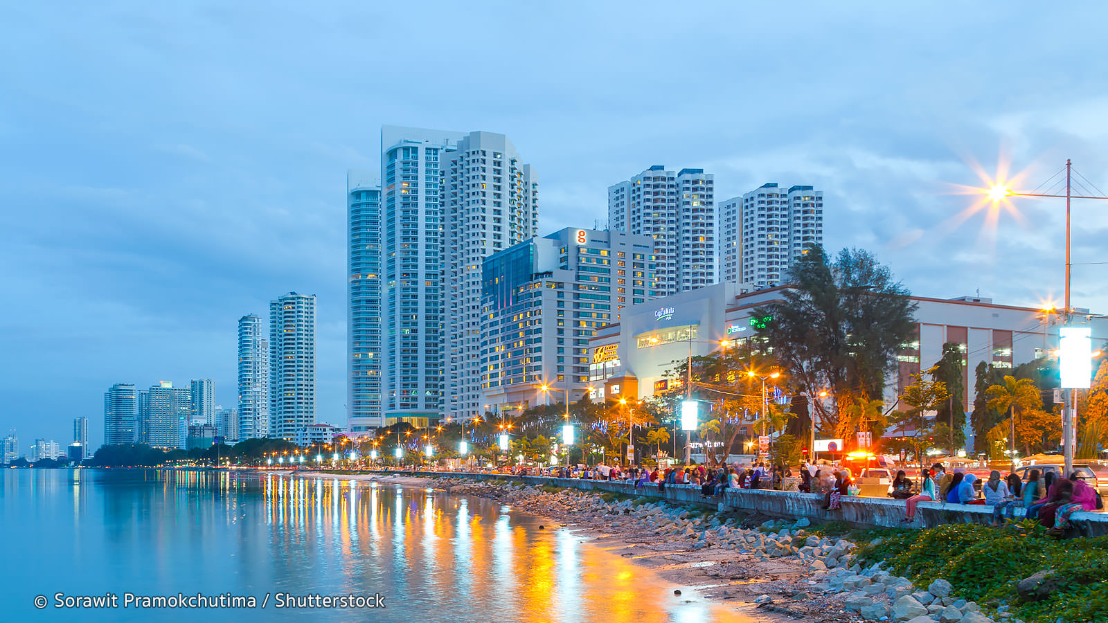 Gurney Drive, Penang for Malaysia holiday